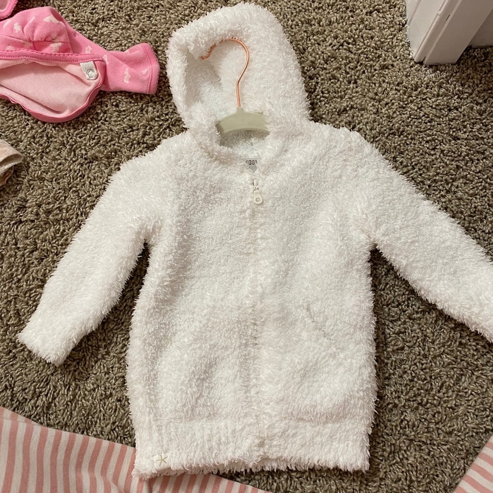 Barefoot dreams baby sweater